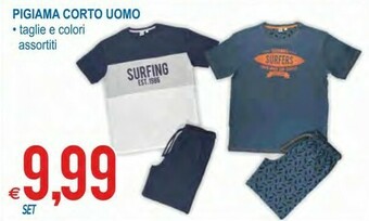 MD Discount Pigiama Corto Uomo offerta
