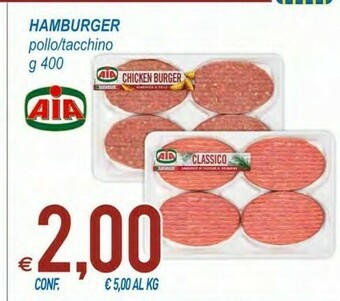 MD Discount Aia Hamburger Pollo / Tacchino offerta