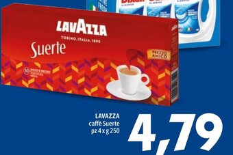 MEGA Lavazza Caffè Suerte pz 4 x g 250 offerta