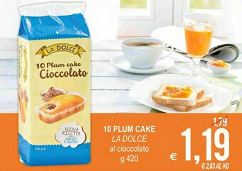 MD Discount La Dolce 10 Plum Cake Al Cioccolato offerta