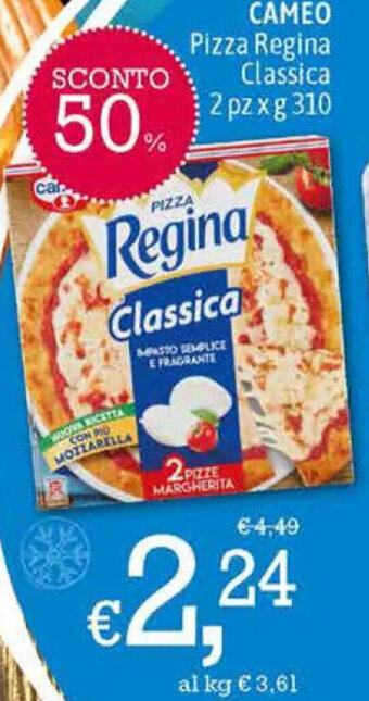A&O Cameo Pizza Regina Classica 2 pz x g 310 offerta