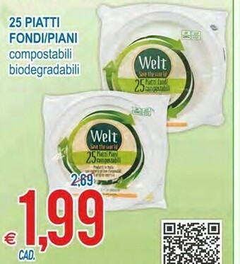MD Discount Welt 25 Piatti Fondi offerta