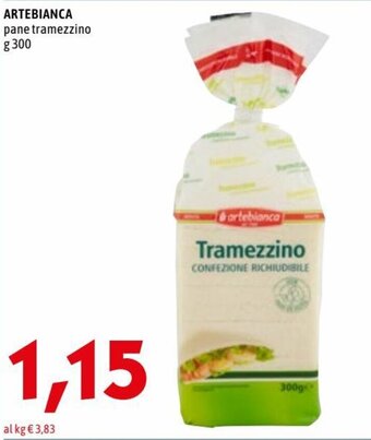 Artebianca Pane Tramezzino g 300