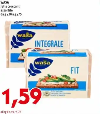 Wasa Fette Croccanti Assortite da g 230 a g 275