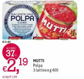 A&O Mutti Polpa 3 Lattine x g 400 offerta