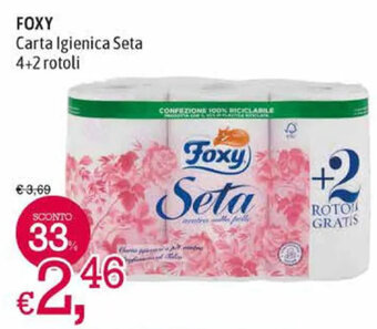 A&O Foxy Carta Igienica Seta 4+2 Rotoli offerta
