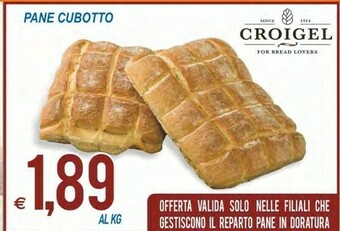 MD Discount Croigel Pane Cubotto offerta
