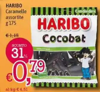 A&O Haribo Caramelle Assortite g 175 offerta