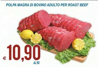 MD Discount Polpa Magra Di Bovino Adulto Per Roast Beef offerta