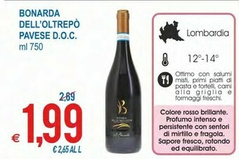 MD Discount Bonarda Dell'Oltrepo Pavese offerta