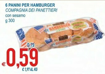 MD Discount Compagnia Dei Panettieri Panini Per Hamburger offerta