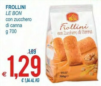 Le Bon Frollini Con Zucchero Di Canna