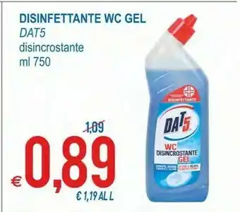 MD Discount Dat5 Disinfettante Wc Gel offerta