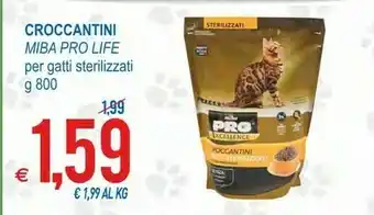 MD Discount Miba Croccantini Pro Life offerta