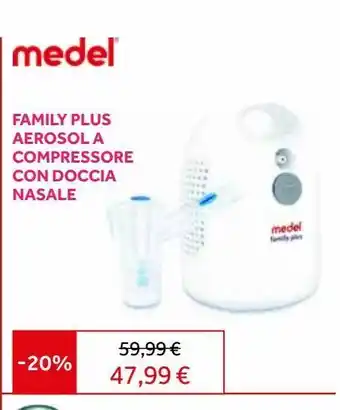 Prenatal Family plus aerosol a compressore con doccia nasale offerta