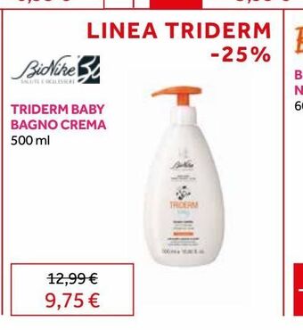 Prenatal Triderm baby bagno crema 500 ml offerta