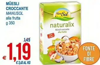 MD Discount ManuSol Muesli offerta