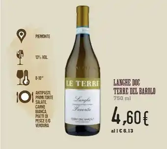 Conad City Le terre Terre Del Barolo Langhe Doc offerta