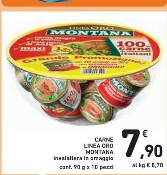 Conad Montana Carne in scatola offerta