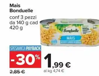 Carrefour Iper Mais bonduelle offerta