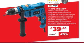 Trapano a filo 900 w