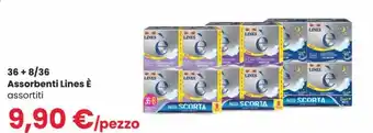 Interspar Lines è 36 + 8/36 Assorbenti offerta