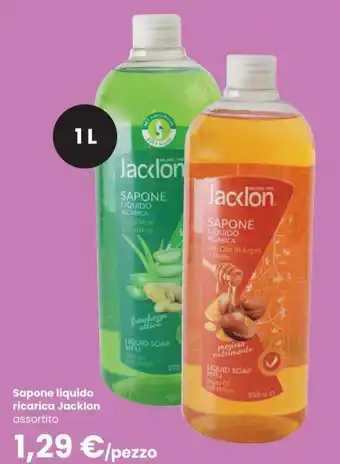 Interspar Jacklon Sapone liquido ricarica offerta