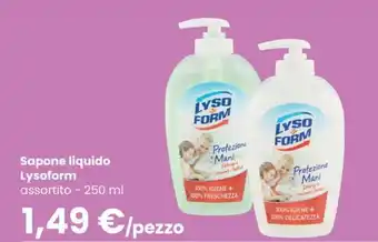 Interspar Lysoform Sapone Liquido 250 ml offerta