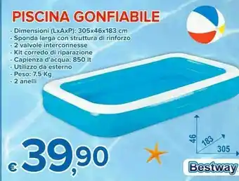 Bestway Piscina Gonfiabile