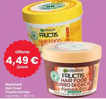 Interspar Garnier Fructis Hair Food Maschera 390 ml offerta