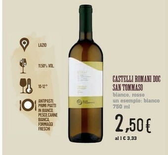 Conad City San Tommaso Castelli Romani Doc offerta