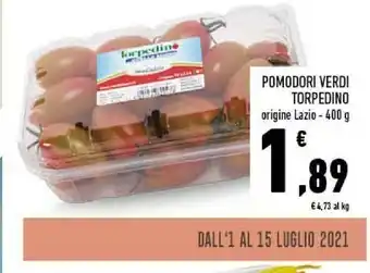 Conad Torpedino Pomodori Verdi offerta
