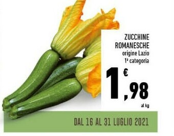 Conad Zucchine Romanesche offerta