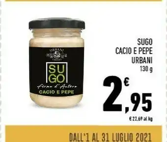 Urbani Sugo Cacio E Pepe