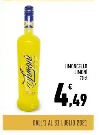 Conad Limoni Limoncello offerta