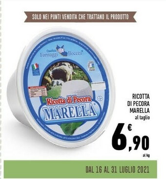 Conad Marella Ricotta Di Pecora offerta