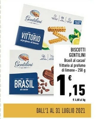 Conad Gentilini Brasil Al Cacao 250 G(ml) offerta