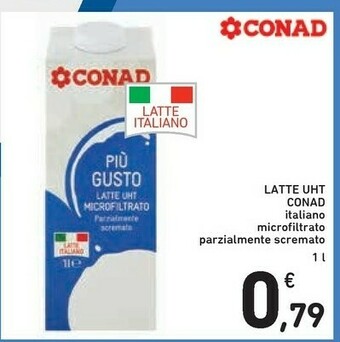 Conad Latte parzialmente scremato offerta