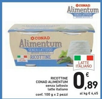 Conad Ricotta offerta