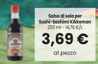Interspar Kikkoman Salsa di soia per Sushi-Sashimi 250 ml offerta