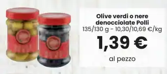Interspar Polli Olive verdi o nere denocciolate 135/130 g offerta