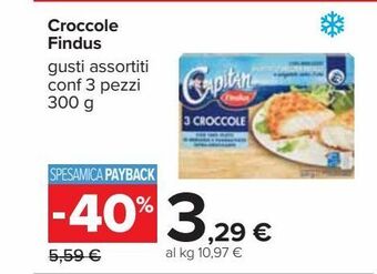 Carrefour Iper Croccole findus offerta