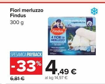 Carrefour Iper Fiori merluzzo findus offerta
