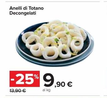 Carrefour Market Anelli di totano decongelati offerta