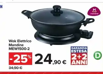 Carrefour Iper Wok elettrico mandine mew1500-2 offerta
