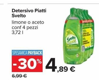 Carrefour Iper Detersivo piatti svelto offerta