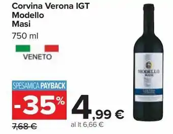 Carrefour Iper Corvina verona igt modello masi offerta