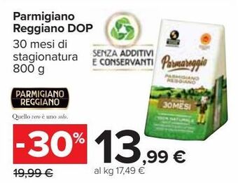 Carrefour Iper Parmigiano reggiano dop offerta
