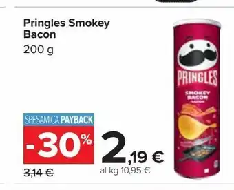 Carrefour Market Pringles smokey bacon offerta