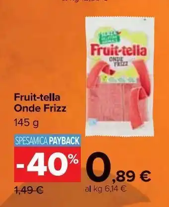Carrefour Market Fruit-tella onde frizz offerta